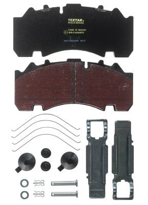 Brake Pad Set, disc brake TEXTAR 2930701