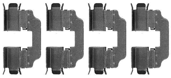 Accessory Kit, disc brake pad TEXTAR 82076200