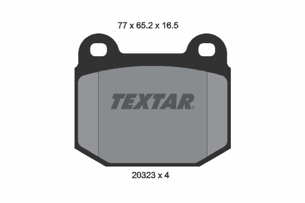 Brake Pad Set, disc brake TEXTAR 2032303