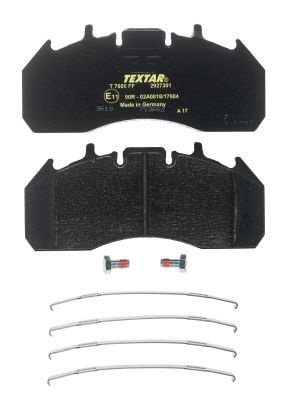 Brake Pad Set, disc brake TEXTAR 2927301