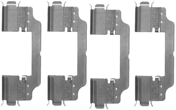 Accessory Kit, disc brake pad TEXTAR 82073300