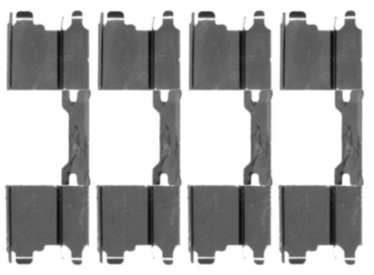 Accessory Kit, disc brake pad TEXTAR 82071000