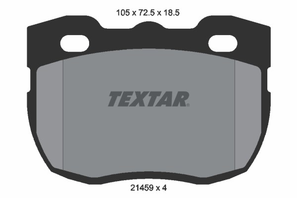 Brake Pad Set, disc brake TEXTAR 2145901