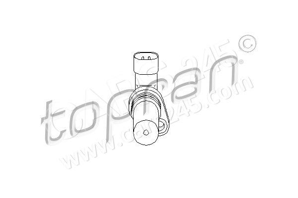 Sensor, crankshaft pulse TOPRAN 207066