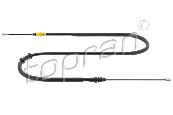 Cable Pull, parking brake TOPRAN 701493 2