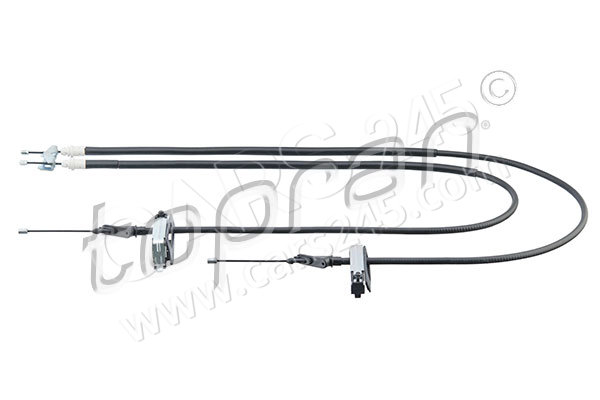 Cable Pull, parking brake TOPRAN 302068