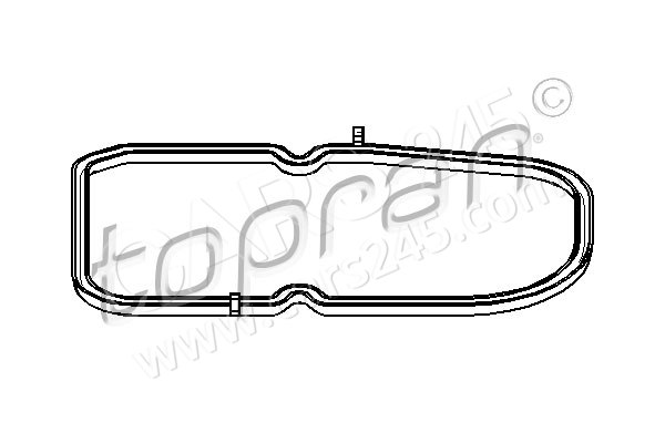 Gasket, automatic transmission oil sump TOPRAN 400133