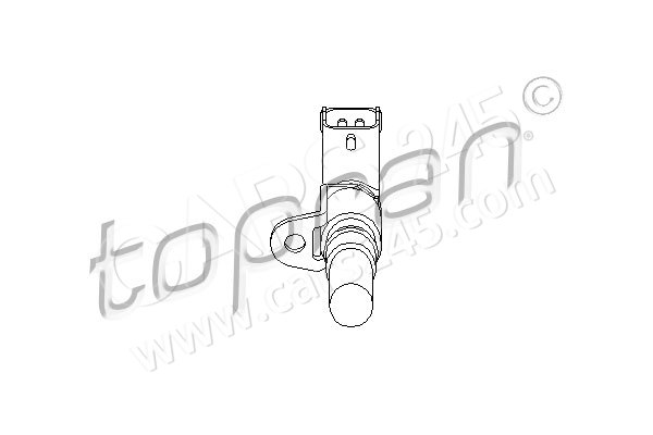 Sensor, crankshaft pulse TOPRAN 207062