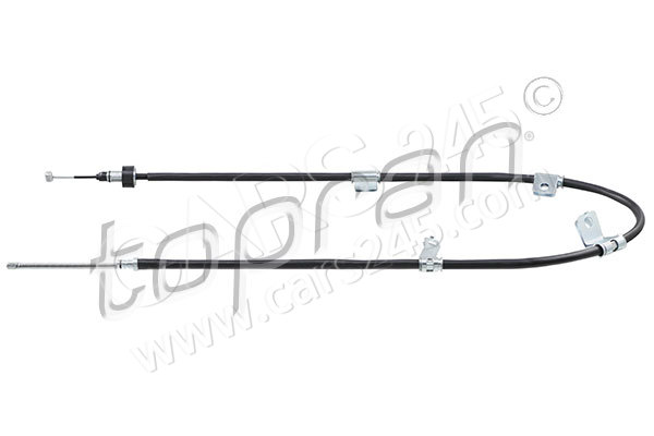 Cable Pull, parking brake TOPRAN 820756