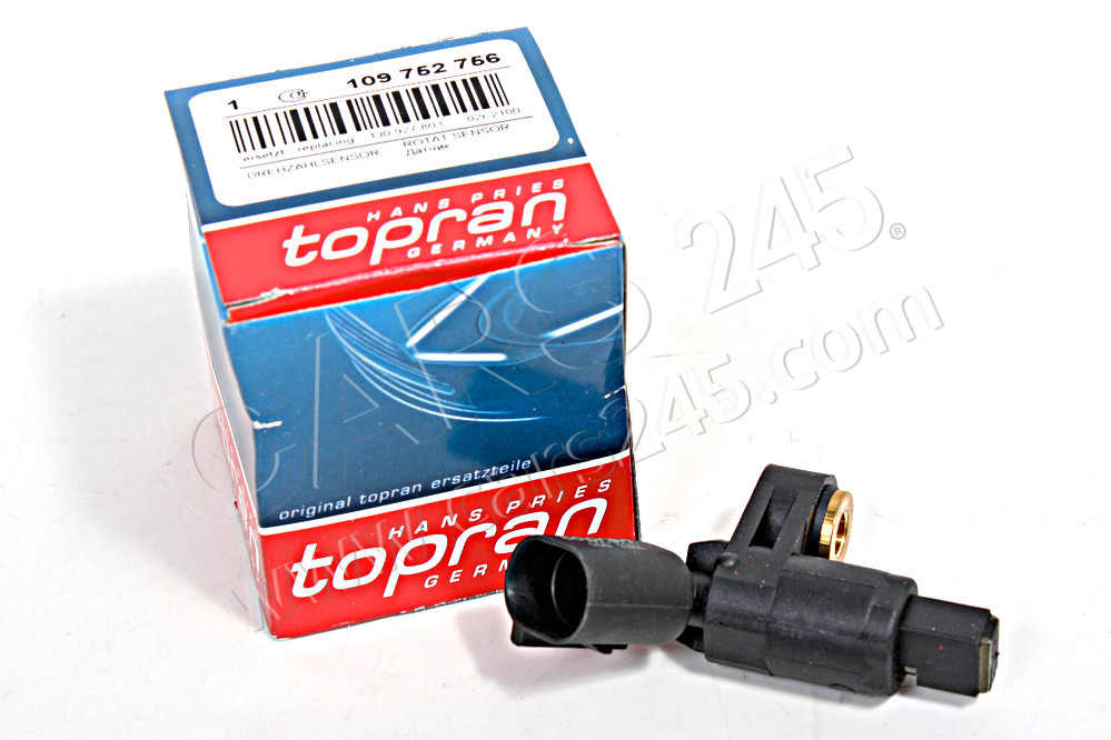 Sensor, wheel speed TOPRAN 109752 3