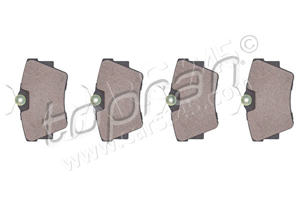 Brake Pad Set, disc brake TOPRAN 207090