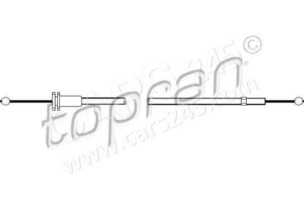 Bonnet Cable TOPRAN 102988