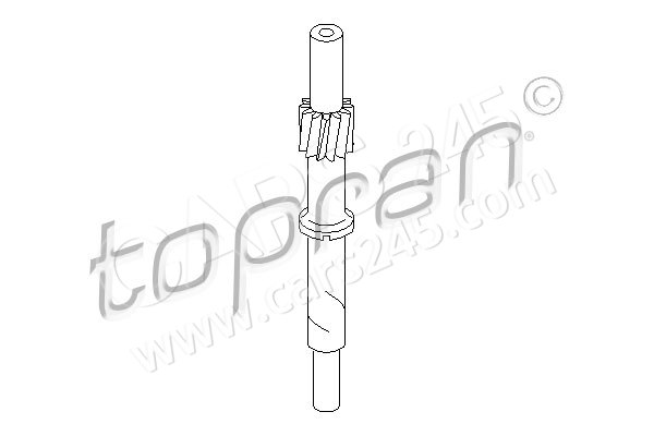 Speedometer Cable TOPRAN 107401
