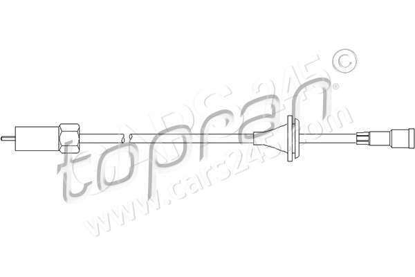 Speedometer Cable TOPRAN 202220
