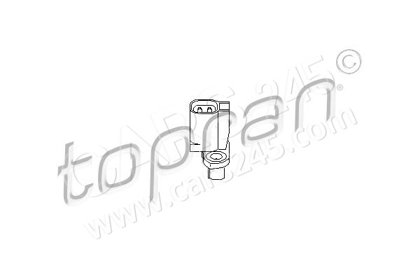 Sensor, wheel speed TOPRAN 303952