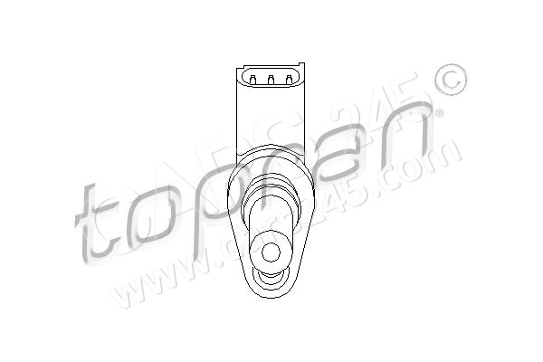 Sensor, camshaft position TOPRAN 302667