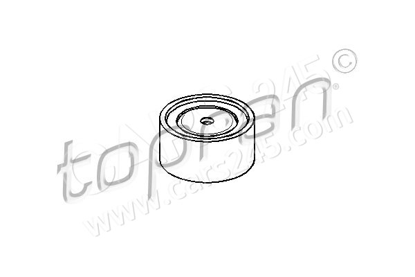 Deflection/Guide Pulley, timing belt TOPRAN 101598