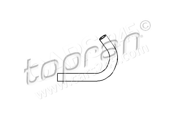 Hydraulic Hose, steering system TOPRAN 501555
