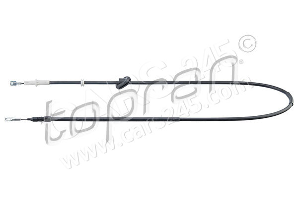Cable Pull, parking brake TOPRAN 401655
