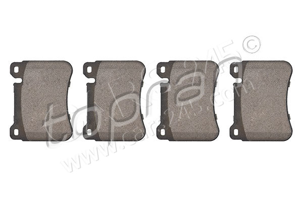 Brake Pad Set, disc brake TOPRAN 409421