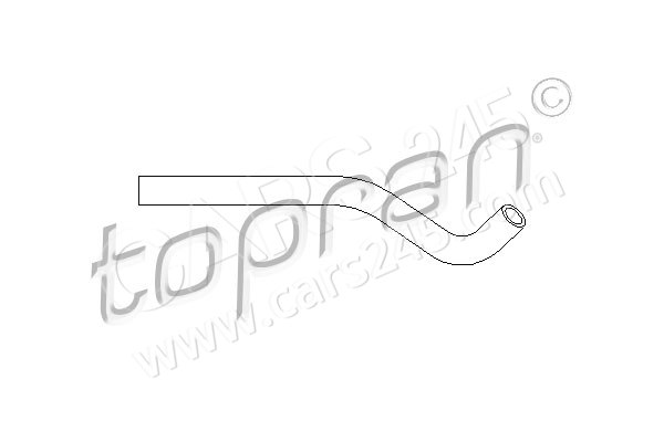 Hydraulic Hose, steering system TOPRAN 501556
