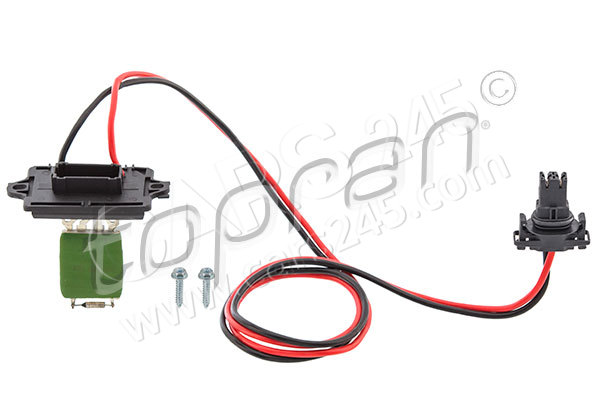 Resistor, interior blower TOPRAN 701809