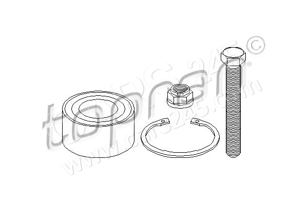 Wheel Bearing Kit TOPRAN 109988