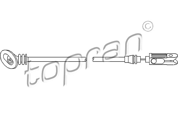 Bonnet Cable TOPRAN 400945