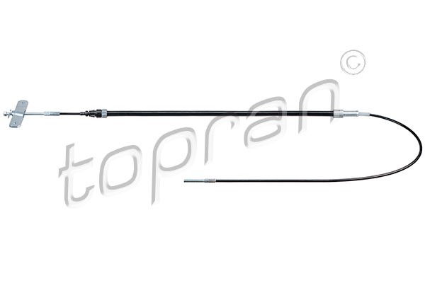 Cable Pull, parking brake TOPRAN 118700