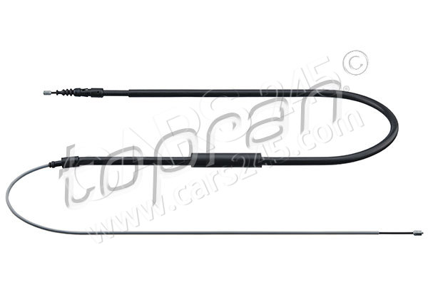 Cable Pull, parking brake TOPRAN 723562