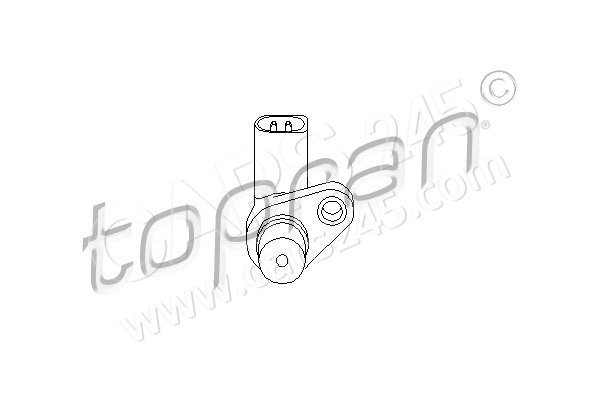 Sensor, crankshaft pulse TOPRAN 111382