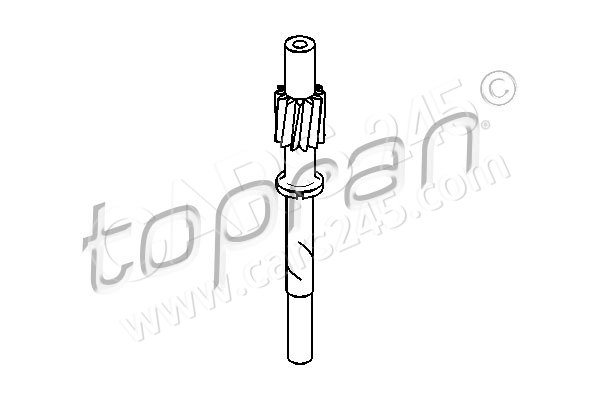 Speedometer Cable TOPRAN 107398