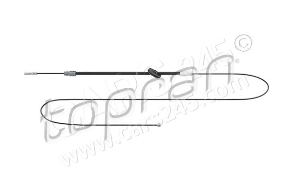 Cable Pull, parking brake TOPRAN 114851