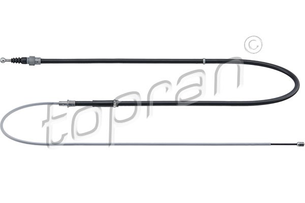 Cable Pull, parking brake TOPRAN 114844
