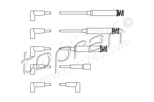 Ignition Cable Kit TOPRAN 202522