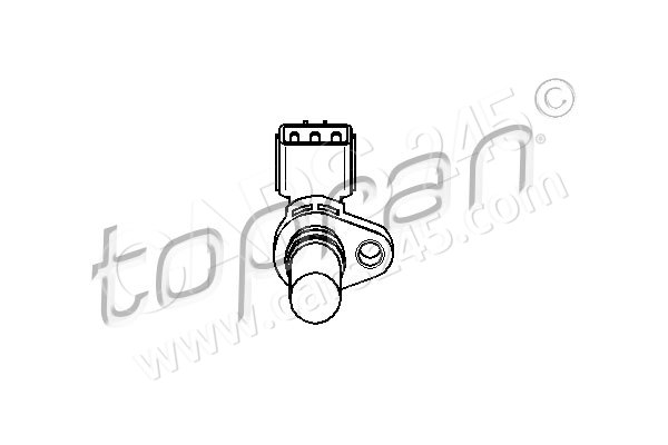 Sensor, crankshaft pulse TOPRAN 207155