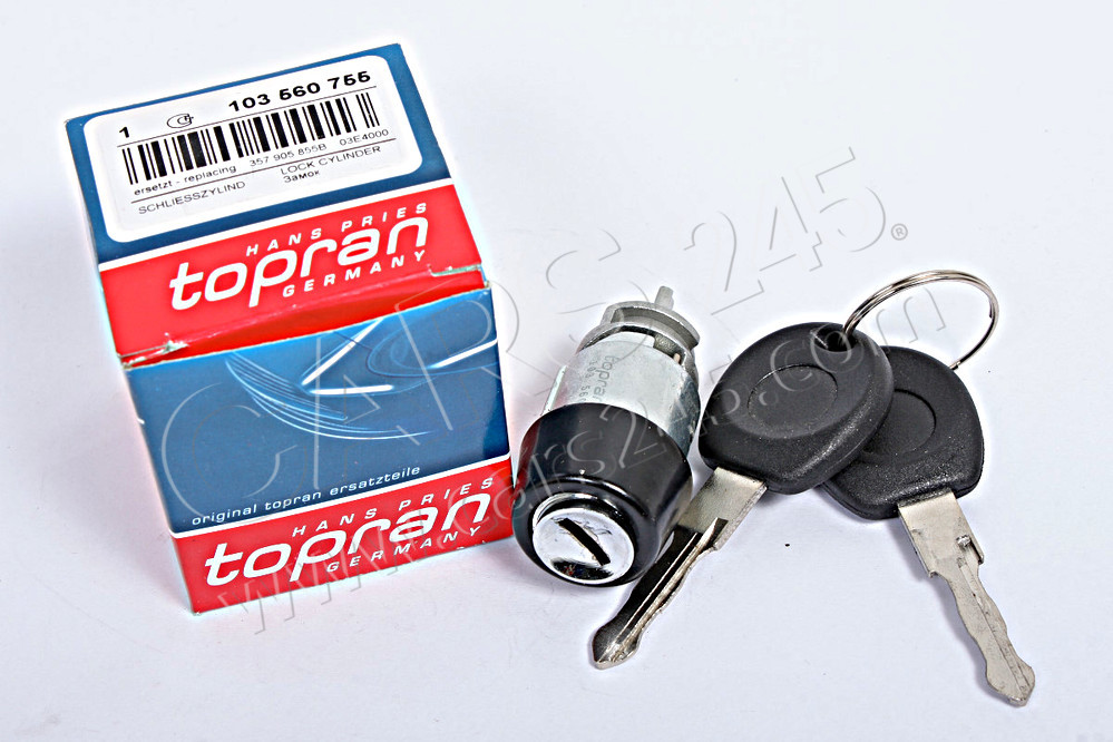 Lock Cylinder, ignition lock TOPRAN 103560 3