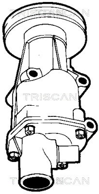 Water Pump, engine cooling TRISCAN 860015123 2