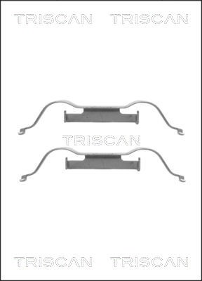 Accessory Kit, disc brake pad TRISCAN 8105101626
