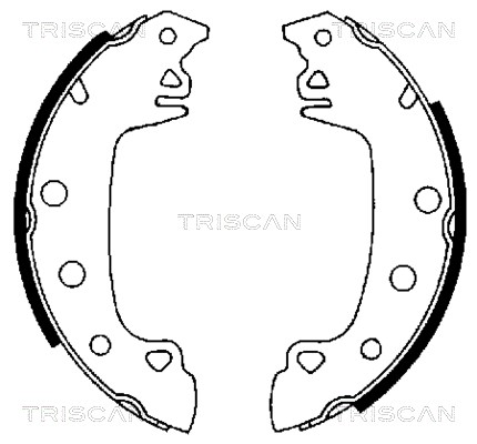 Brake Shoe Set TRISCAN 810010230