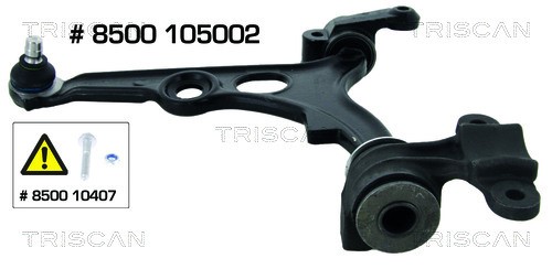 Control/Trailing Arm, wheel suspension TRISCAN 8500105002