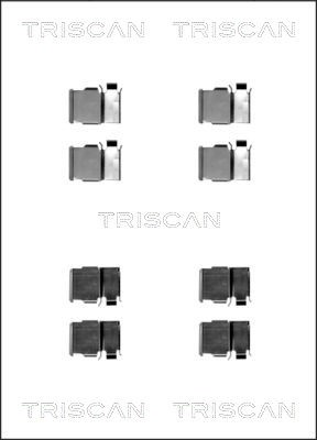 Accessory Kit, disc brake pad TRISCAN 8105131620