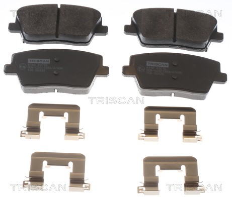 Brake Pad Set, disc brake TRISCAN 811043076