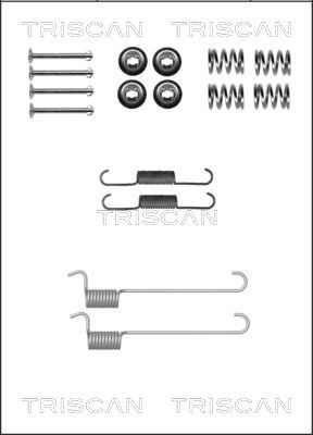 Accessory Kit, parking brake shoes TRISCAN 8105142567