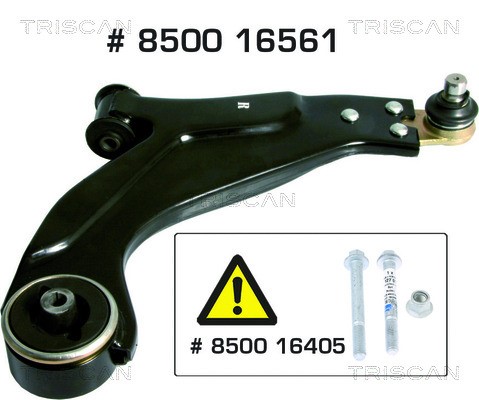Control/Trailing Arm, wheel suspension TRISCAN 850016561