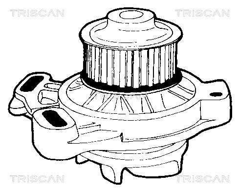Water Pump, engine cooling TRISCAN 860010329 2