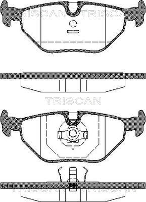 Brake Pad Set, disc brake TRISCAN 811011899