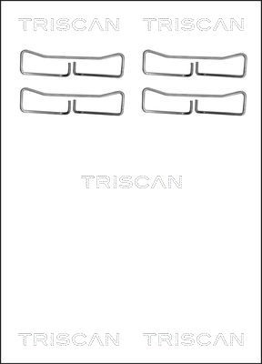 Accessory Kit, disc brake pad TRISCAN 8105181005