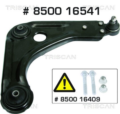 Control/Trailing Arm, wheel suspension TRISCAN 850016541