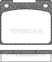 Brake Pad Set, disc brake TRISCAN 811010424